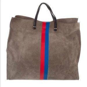 Authentic Clare V. Suede “Simple Tote” Handbag